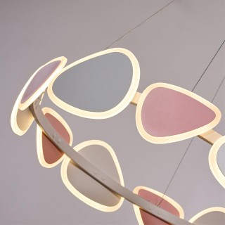 5612/99L LEDIO LN23 025 белый, розовый Люстра LED 116W 3000-6000К 9576Лм 220V KUMIKO-foto3