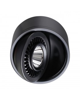 358812 OVER NT21 187 черный Светильник накладной светодиодный IP20 LED 9W 770Лм 4000K 220V GESSO-foto5