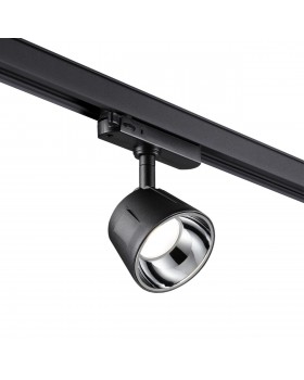 358733 PORT NT21 120 черный/хром Трехфазный трековый светодиодный светильник IP20 LED 4000K 20W 100-265V KNOF-foto4