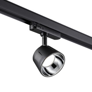 358733 PORT NT21 120 черный/хром Трехфазный трековый светодиодный светильник IP20 LED 4000K 20W 100-265V KNOF-foto4