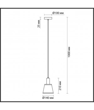 3638/1 MODERNI LN19 117 черный Подвес E14 60W 220V MARCUS-foto2