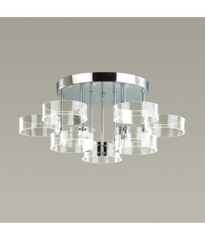 4496/72CL LEDIO LN20 035 хром Люстра потолочная LED 72W 4000К 6120Лм 220V HUDSON-foto5