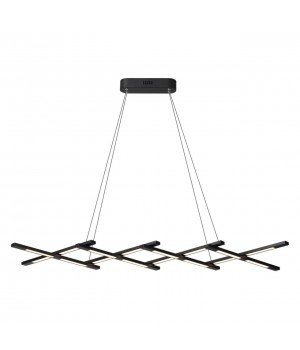 4366/90L HIGHTECH ODL23 145 черный/металл/акрил Подвесной моделируемый светильник IP20 LED 70W 2800Лм 3000K RUDY-foto4