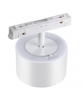 358979 SHINO NT22 047 белый Трековый светильник для низковольного шинопровода с переключ. цв. температуры IP20 LED 3000К\4000К\6000К 12W вниз + 3W вве-foto7