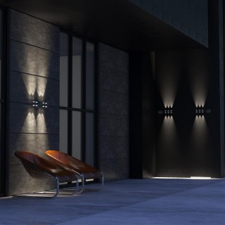 358573 STREET NT21 317 темно-серый Ландшафтный настенный светильник IP54 LED 4000K 12W 85-265V CALLE-foto3