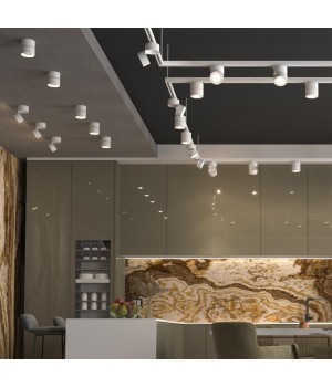 358782 OVER NT21 195 белый Светильник накладной светодиодный IP20 LED 25W 4000K 2200Лм 100-265V GRODA-foto3