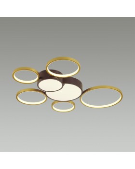 5256/99CL LEDIO LN23 черный, матовое золото Люстра потолочная LED 126W 8316Лм 220V NORBERT-foto3