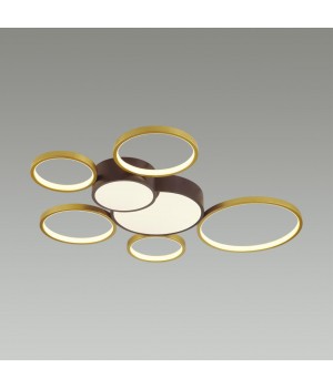 5256/99CL LEDIO LN23 черный, матовое золото Люстра потолочная LED 126W 8316Лм 220V NORBERT-foto3