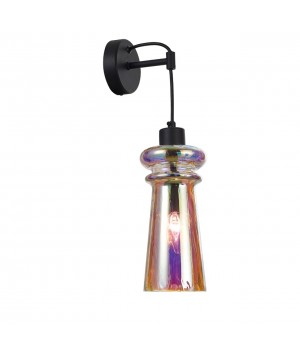 4967/1W MODERN ODL23 301 матов.черный/разноцветный/металл/стекло Бра E14 1*40W PASTI-foto4