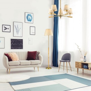 3703/5C COUNTY LN19 194 античная бронза, дерево Люстра потолочная E14 5*40W 220V ROBIN-foto4