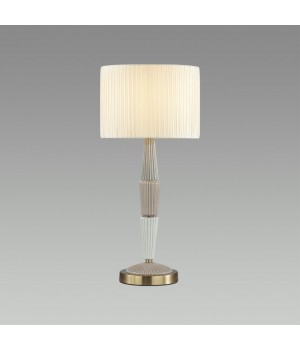 5403/1T CLASSIC ODL_EX23 33 бронзовый/светло-коричневый/кремовый металл/керамика/ткань Настольная лампа E27 1*60W LATTE-foto3