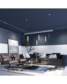 358623 SHINO NT21 050 белый Трековый низковольтный св-к диммируемый с ДУ, со сменой цв.температуры IP20 LED 3000~6500К 24W 48V FLUM-foto3