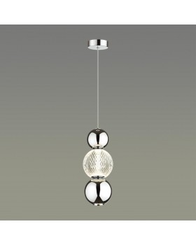 5007/7LA L-VISION ODL23 419 хром/прозрачный/металл/акрил Подвес LED 7W 4000K 300Лм CRYSTAL-foto3