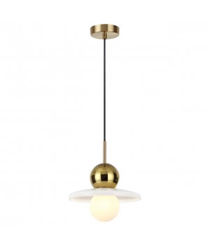 5014/1B MODERN ODL23 295 золотой/белый/белый матовый металл/стекло Подвес G9 LED 5W HATTY-foto4