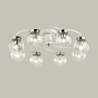 4538/8C MODERNI LN21 158 белый, хром Люстра потолочная E14 8*40W 220V HOLLY-foto3