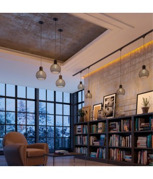 370425 PORT NT19 109 черный Светильник трековый однофазный трехжильный IP20 E27 50W 220V ZELLE-foto4