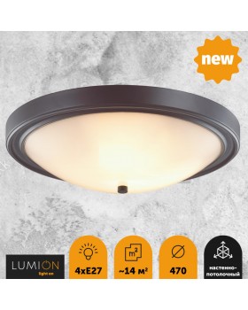 5260/4C VINTAGE LN23 223 черный Настенно-потолочный светильник E27 4*60W 220V NINA-foto4