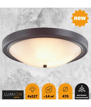 5260/4C VINTAGE LN23 223 черный Настенно-потолочный светильник E27 4*60W 220V NINA-foto4