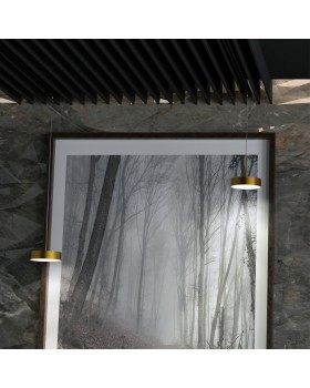 358769 PORT NT21 092 матовое золото Светильник трековый однофазный трехжильный, провод 1.2м IP20 LED 30W 4000K 2600Лм 100-265V PROMETA-foto3