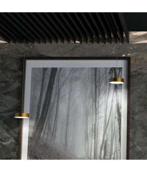 358769 PORT NT21 092 матовое золото Светильник трековый однофазный трехжильный, провод 1.2м IP20 LED 30W 4000K 2600Лм 100-265V PROMETA-foto3