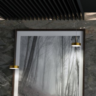 358769 PORT NT21 092 матовое золото Светильник трековый однофазный трехжильный, провод 1.2м IP20 LED 30W 4000K 2600Лм 100-265V PROMETA-foto3