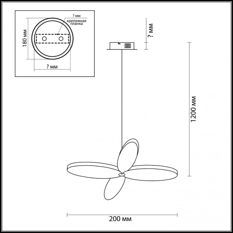 3643/22L LEDIO LN18 044 матовый белый Подвес LED 22W 3000K 220V DARMA