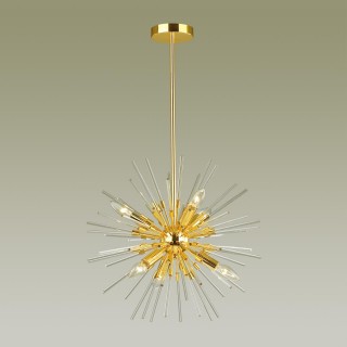 4849/6 HALL ODL21 209 золотой/прозрачный Люстра E14 6*40W KADRILIA-foto4