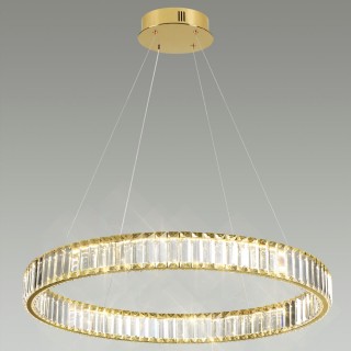 5015/45L L-VISION ODL23 425 золотой/прозрачный металл/хрусталь Люстра LED 45W 4000K 5350Лм VEKIA-foto3