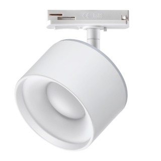 358973 PORT NT22 079 белый Светильник трековый однофазный трехжильный с переключ. цв. температуры IP20 LED 3000К\4000К\6000К 12W вниз + 3W вверх 110-2-foto3