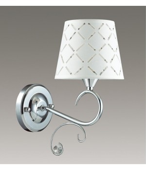 2997/1W COMFI LN16 094 хром/ткань/хрусталь Бра Е14 40W 220V FRITTA-foto3