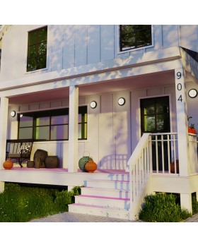 358919 STREET NT22 352 черный Ландшафтный светодиодный светильник IP65 LED 4000К 12W 85-265V OPAL-foto3