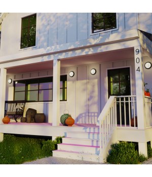 358919 STREET NT22 352 черный Ландшафтный светодиодный светильник IP65 LED 4000К 12W 85-265V OPAL-foto3