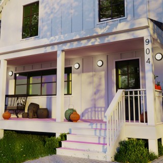 358919 STREET NT22 352 черный Ландшафтный светодиодный светильник IP65 LED 4000К 12W 85-265V OPAL-foto3