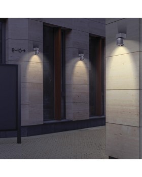 358113 STREET NT19 326 темно-серый  Ландшафтный настен.светильник IP65 LED 3000К 10W GALEATI-foto3