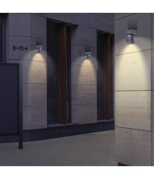 358113 STREET NT19 326 темно-серый Ландшафтный настен.светильник IP65 LED 3000К 10W GALEATI-foto3