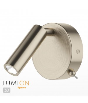 5222/3WL LEDIO LN22 016 бронза Бра с выкл. LED 3W 3000K 330Лм 220V CHASE-foto4