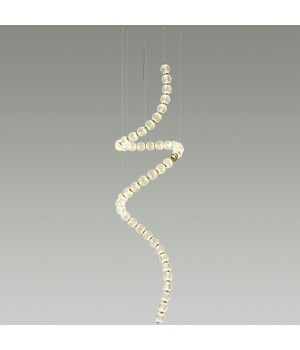 5008/132L L-VISION ODL23 413 золотой/прозрачный/металл/акрил Люстра LED 132W 4000K 6600Лм CRYSTAL-foto3