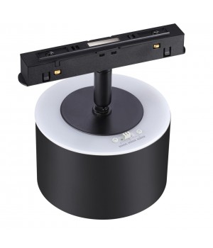 358980 SHINO NT22 047 черный Трековый светильник для низковольного шинопровода с переключ. цв. температуры IP20 LED 3000К\4000К\6000К 12W вниз + 3W вв-foto6