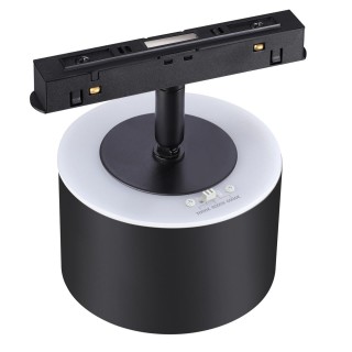 358980 SHINO NT22 047 черный Трековый светильник для низковольного шинопровода с переключ. цв. температуры IP20 LED 3000К\4000К\6000К 12W вниз + 3W вв-foto6