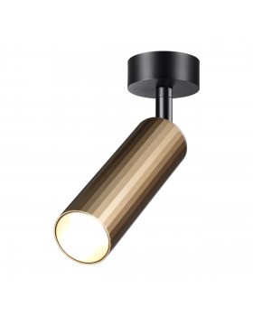 358987 OVER NT22 158 бронза светлая/черный Светильник светодиодный накладной IP20 LED 4000K 15W 220V ALBA-foto4