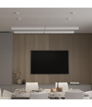 358865 OVER NT22 172 белый Светильник накладной/подвесной светодиодный IP20 LED 4000K 40W 220V ITER-foto3