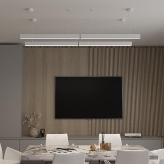 358865 OVER NT22 172 белый Светильник накладной/подвесной светодиодный IP20 LED 4000K 40W 220V ITER-foto3