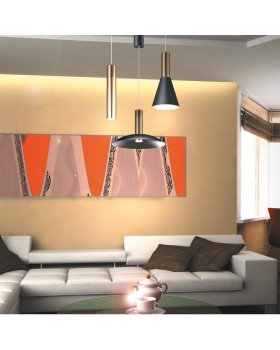 358989 OVER NT22 159 бронза светлая/черный Светильник светодиодный накладной, провод 2м IP20 LED 4000K 20W 220V ALBA-foto3