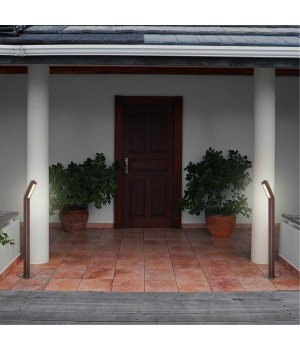 358058 STREET NT19 332 коричневый Ландшафтный светильник IP65 LED 3000К 8W 220V CORNU-foto3