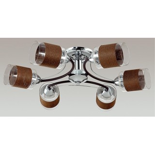 3030/6C COMFI LN16 064 хром, кофе Люстра потолочная E27 6*60W 220V FILLA-foto3