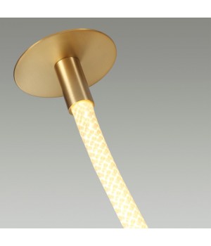 4399/40CL HIGHTECH ODL23 103 ант.бронза/металл/канат Потолочный св-к встраиваемый (2 крепления и крючок в комплекте) IP20 LED 40W 1580Лм 3000K CORDA-foto6