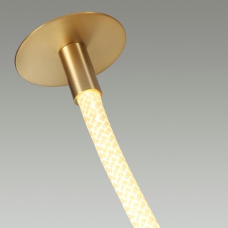 4399/40CL HIGHTECH ODL23 103 ант.бронза/металл/канат Потолочный св-к встраиваемый (2 крепления и крючок в комплекте) IP20 LED 40W 1580Лм 3000K CORDA-foto6