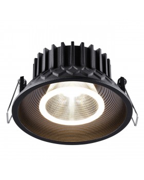 358790 SPOT NT21 244 черный Светильник встраиваемый светодиодный IP20 LED 15W 4000K 1600Лм 110-265V BIND-foto4