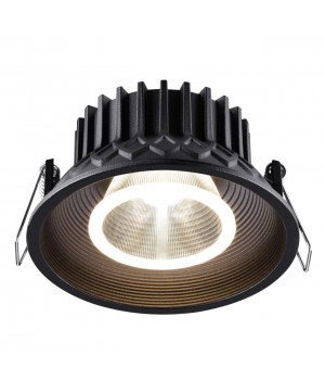358790 SPOT NT21 244 черный Светильник встраиваемый светодиодный IP20 LED 15W 4000K 1600Лм 110-265V BIND-foto4