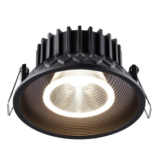 358790 SPOT NT21 244 черный Светильник встраиваемый светодиодный IP20 LED 15W 4000K 1600Лм 110-265V BIND-foto4